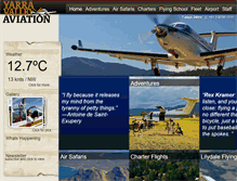 Tablet Screenshot of lilydaleairport.com.au